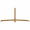 Ekena Millwork Bellingham Rough Sawn Timber Gable Bracket, Western Red Cedar, 108"W x 49"H x 4"D x 4"F, 11/12 Pitch GBW108X49X0404BEL00RWR - alternate 1